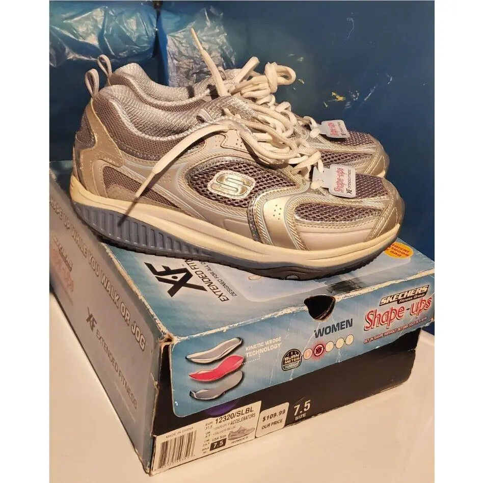 Skechers shoes - SN 12320 - SN 12320 - Silver and Blue 6
