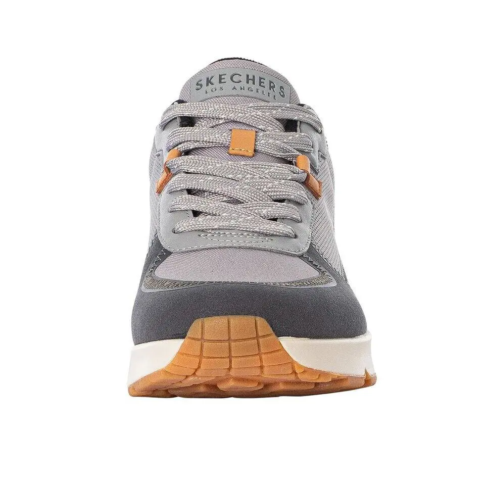 Skechers shoes - GRAY / BLACK / BROWN 4