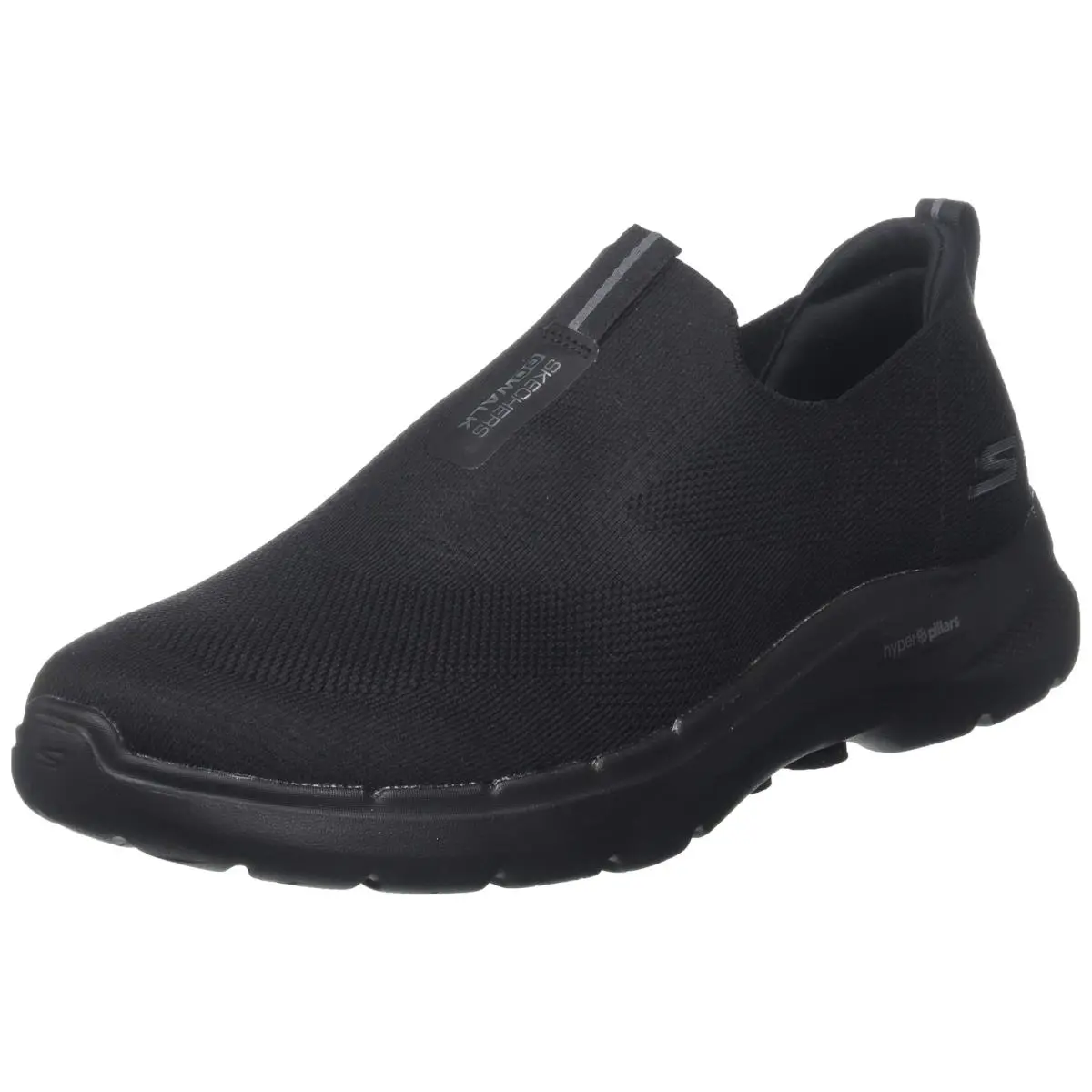 Skechers Men`s Gowalk 6-Stretch Fit Slip-on Athletic Performance Walking Shoe - Black, Manufacturer: Black
