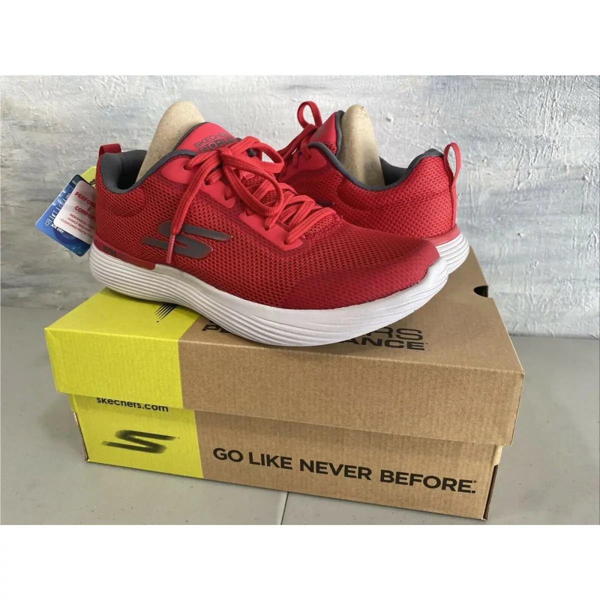 Skechers shoes - Skechers Go Run 400 - Run - Red/Charcoal 7