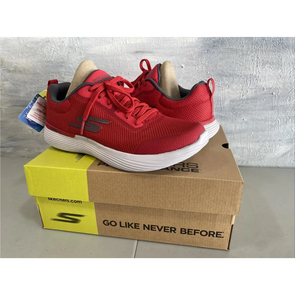 Skechers shoes - Skechers Go Run 400 - Run - Red/Charcoal 1