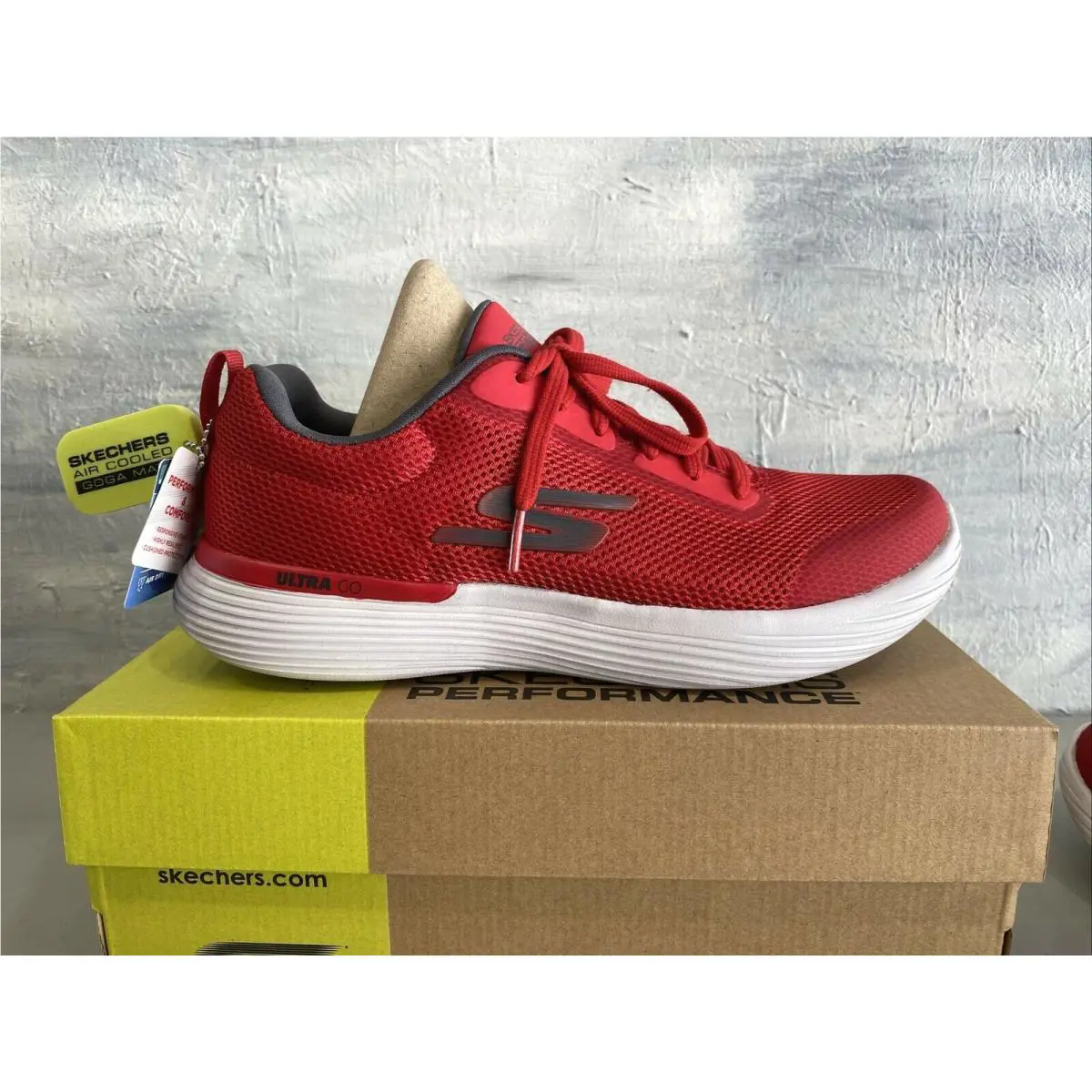 Skechers shoes - Skechers Go Run 400 - Run - Red/Charcoal 2