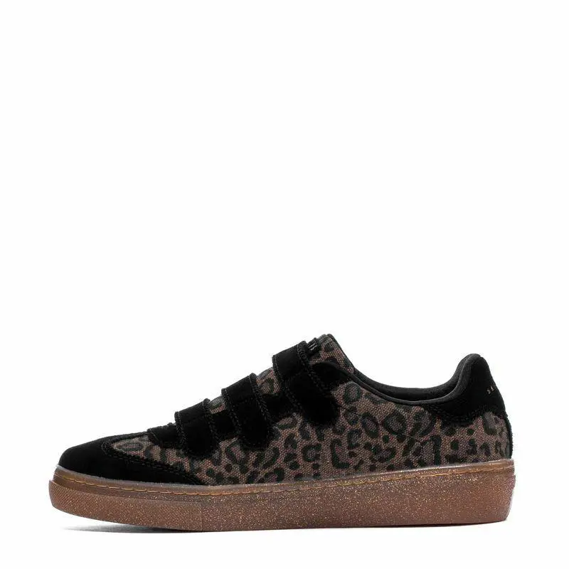 Skechers shoes - Black / Leopard / Glod 0