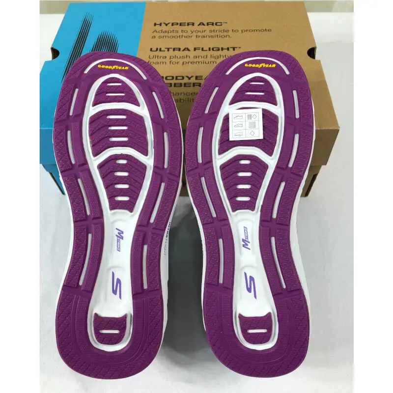 Skechers shoes - Go Run Balance 2 Lace-up Running Shoe Sneakers - 172013 - Gray/Purple (UPC: 195204215388) 15