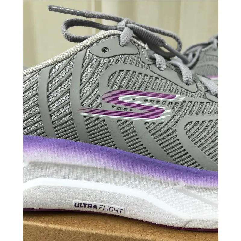 Skechers shoes - Go Run Balance 2 Lace-up Running Shoe Sneakers - 172013 - Gray/Purple (UPC: 195204215388) 13