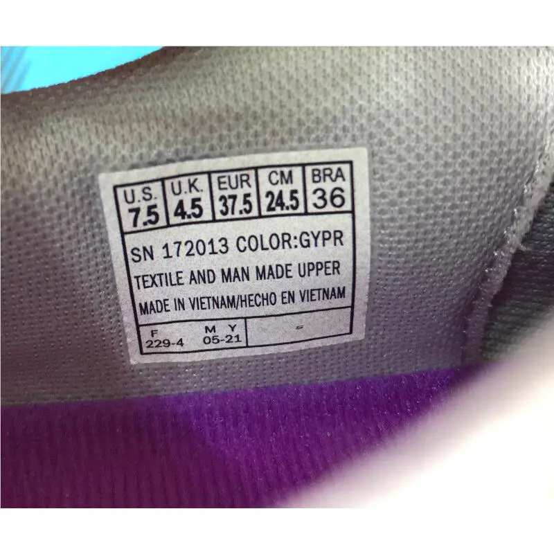 Skechers shoes - Go Run Balance 2 Lace-up Running Shoe Sneakers - 172013 - Gray/Purple (UPC: 195204215388) 17