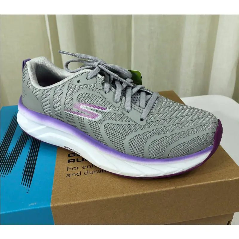 Skechers shoes - Go Run Balance 2 Lace-up Running Shoe Sneakers - 172013 - Gray/Purple (UPC: 195204215388) 0