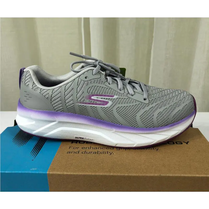 Skechers shoes - Go Run Balance 2 Lace-up Running Shoe Sneakers - 172013 - Gray/Purple (UPC: 195204215388) 1