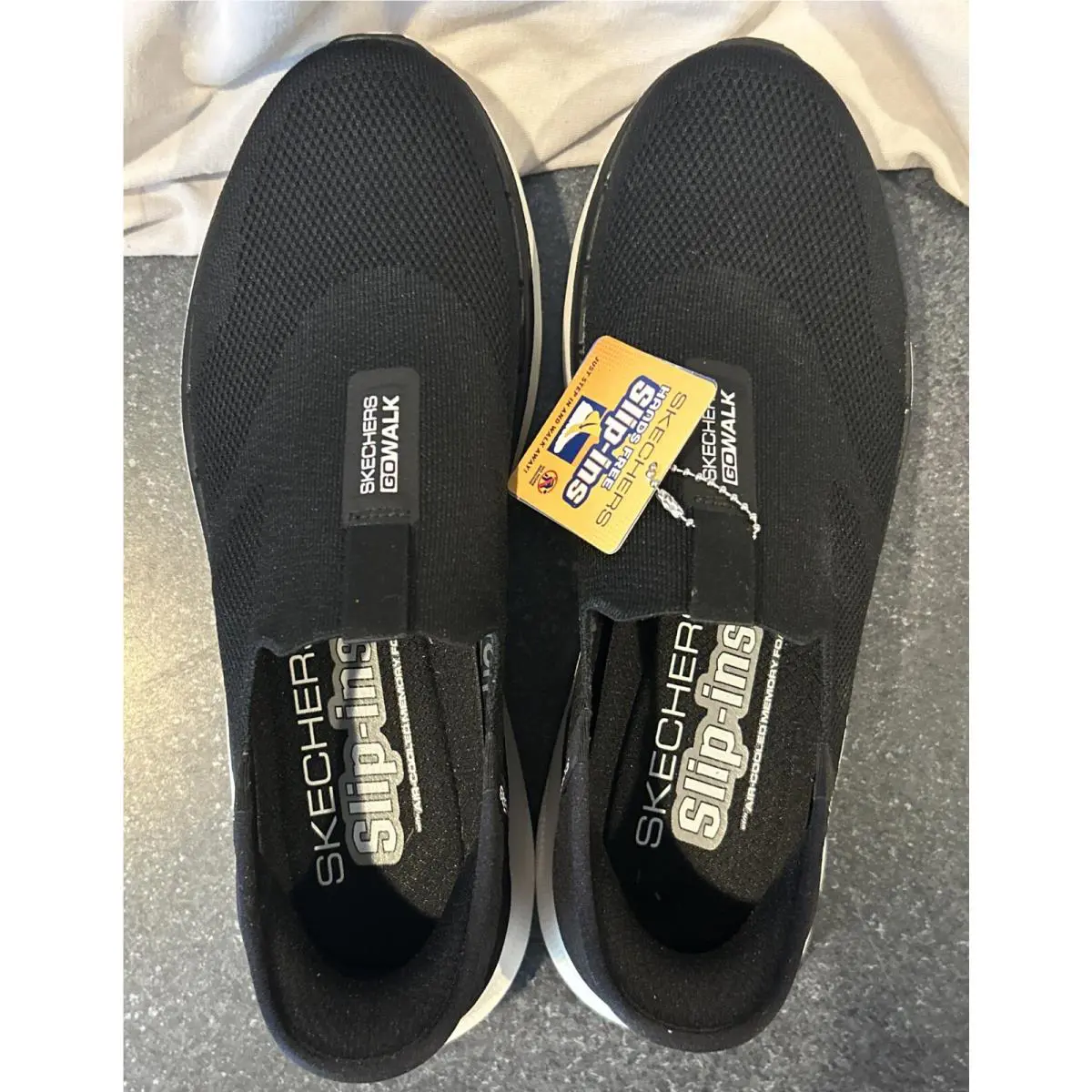 Skechers shoes - Skechers Slip-ins Go Walk 6 - 216278 - Black (UPC: 0196311676383) 6