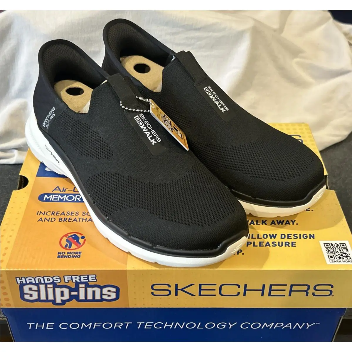 Skechers shoes - Skechers Slip-ins Go Walk 6 - 216278 - Black (UPC: 0196311676383) 16