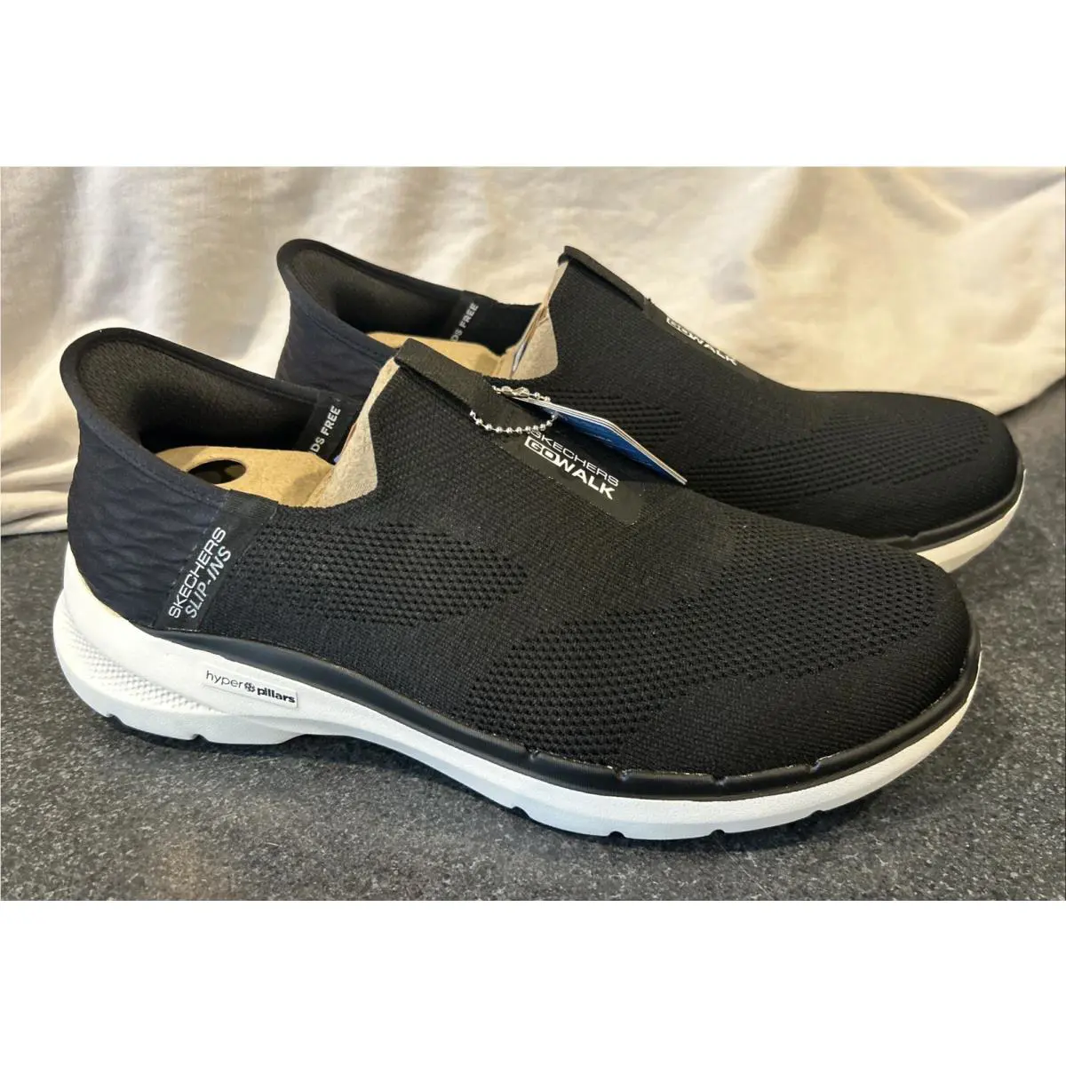 Skechers shoes - Skechers Slip-ins Go Walk 6 - 216278 - Black (UPC: 0196311676383) 0
