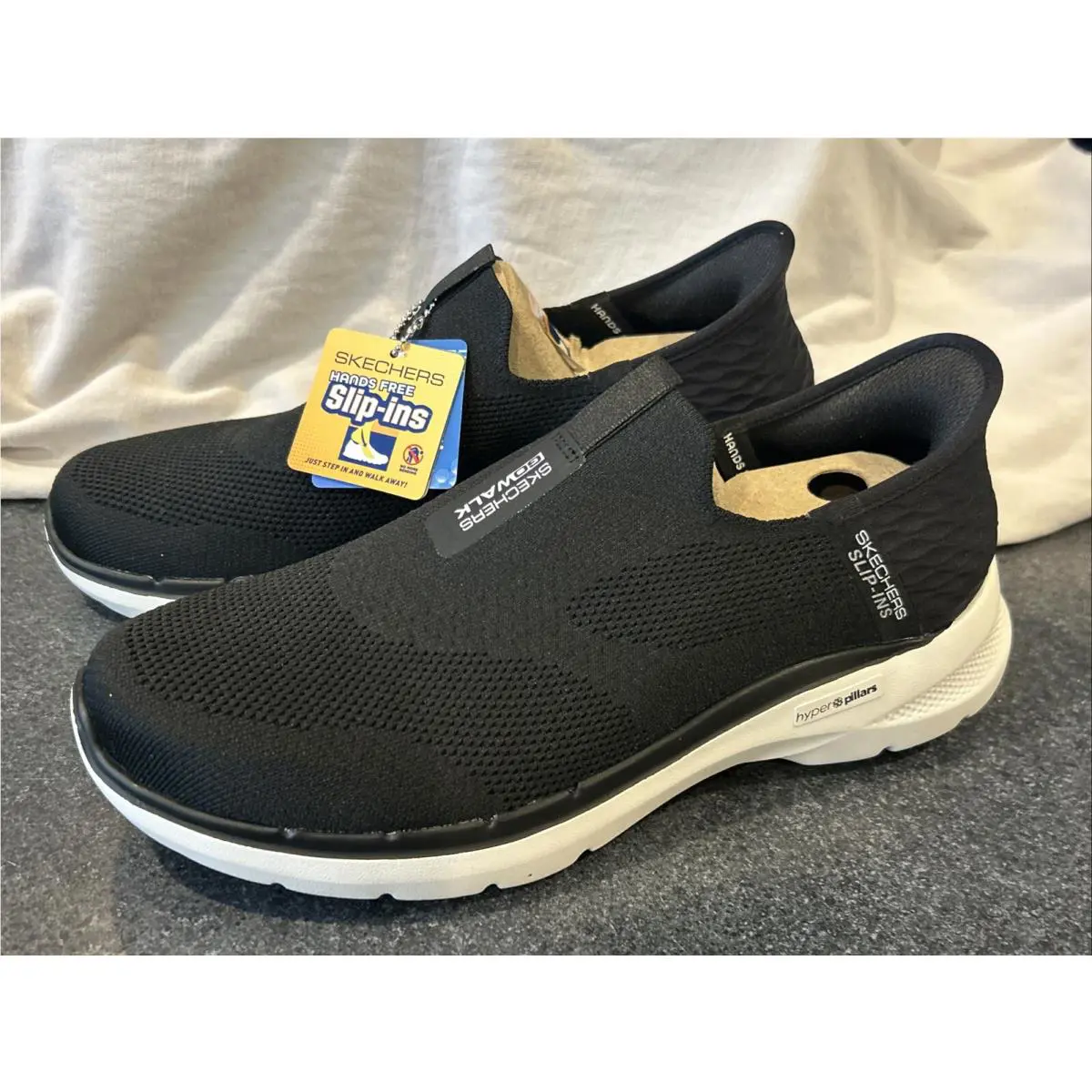 Skechers shoes - Skechers Slip-ins Go Walk 6 - 216278 - Black (UPC: 0196311676383) 1