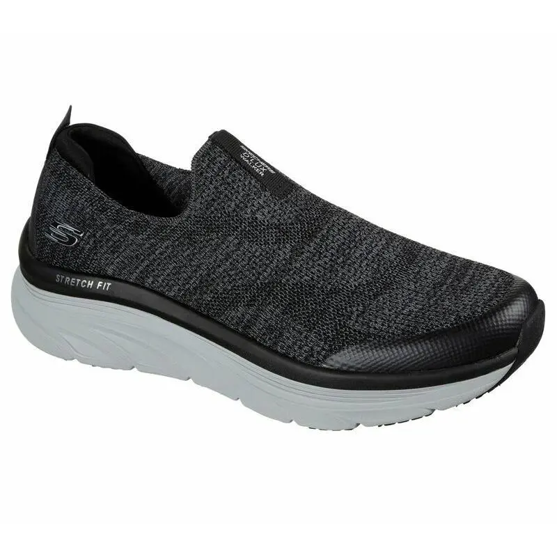 Men`s Skechers D`lux Walker Quick Upgrade Relaxed Fit Sneaker Color: Black US 9