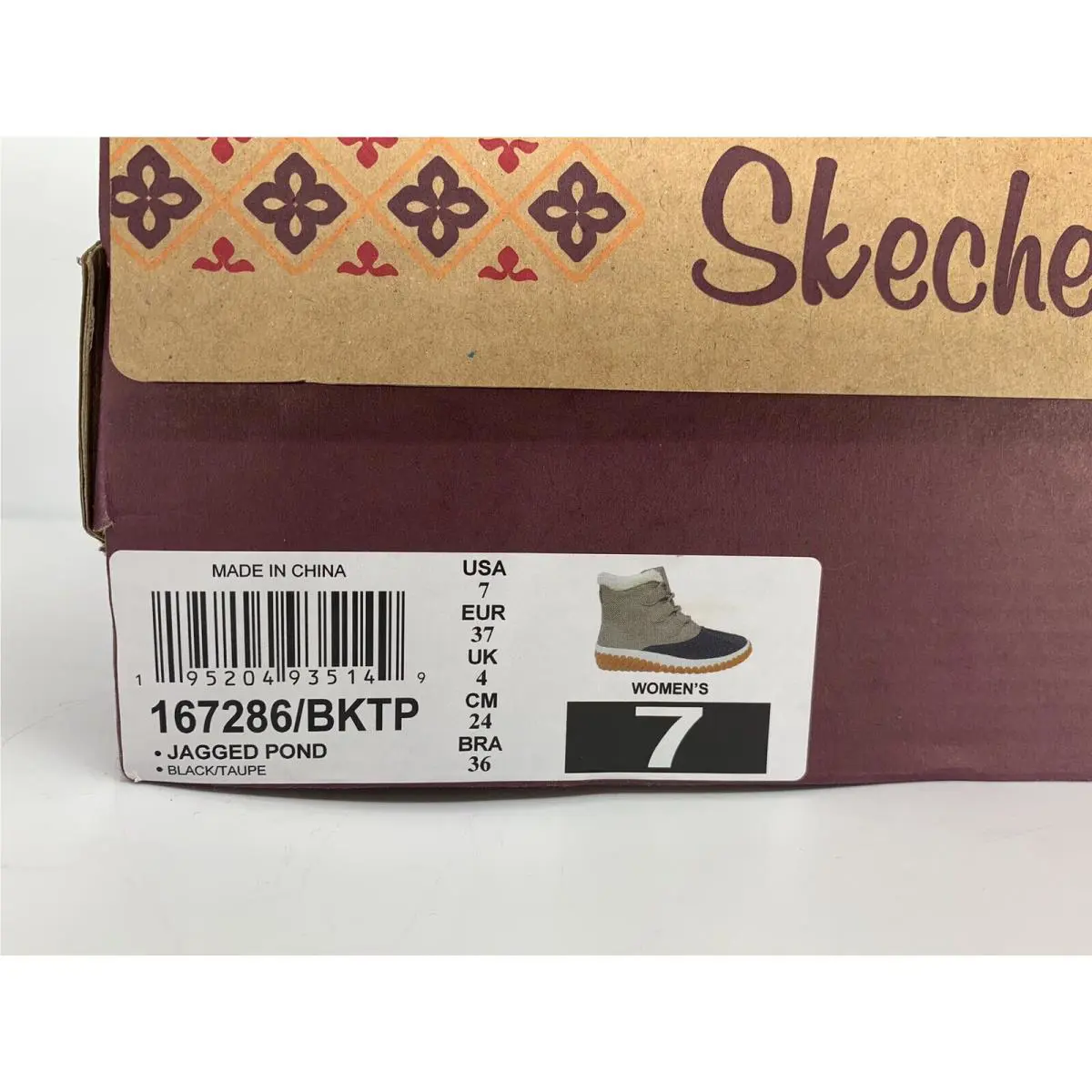 Skechers shoes - SKECHERS Jagged Pond - Jagged Pond - Black/Charcoal 7