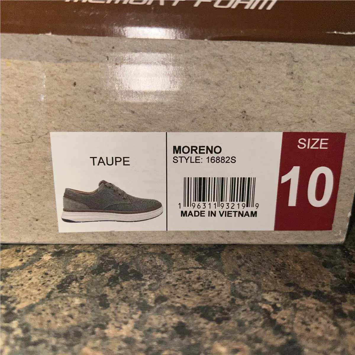 Skechers shoes - SKECHERS Moreno Ederson - Moreno Ederson - 65981 - Taupe 6