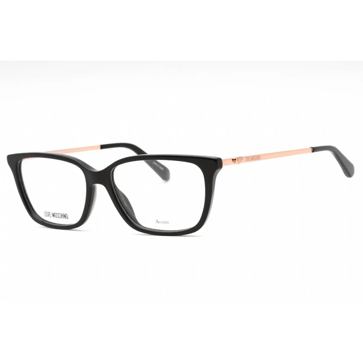 Moschino Love MOL550 807 Eyeglasses Black Frame 52mm - Frame: Black