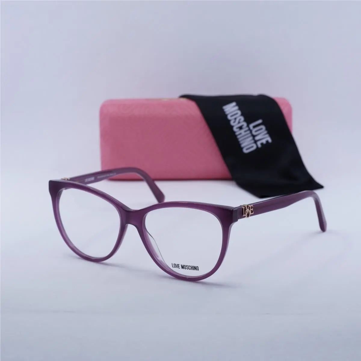 Moschino Love MOL521/SAM 00T700 Shiny Violet 55mm Eyeglasses