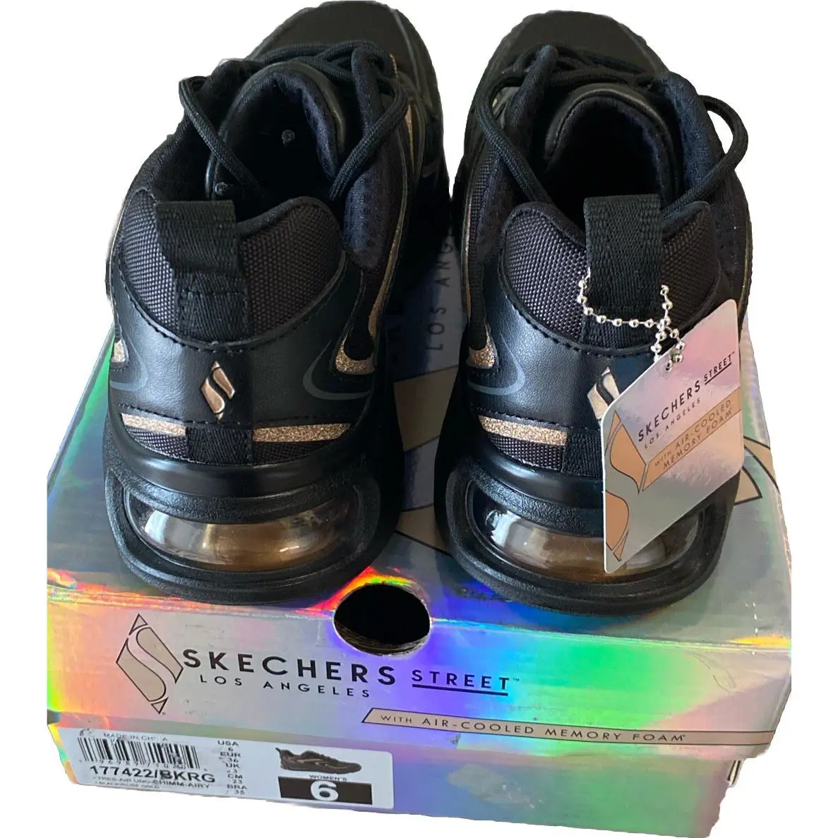 Skechers shoes - 6-Skechers Street ™ Tres-Air - Street - 177422/BKRG - Black 4