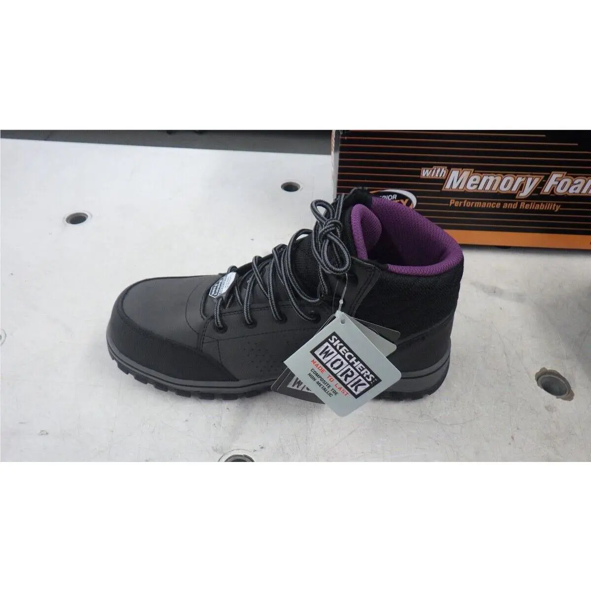 Skechers shoes - FOR WORK 108004/BLK - FOR WORK - Black 0