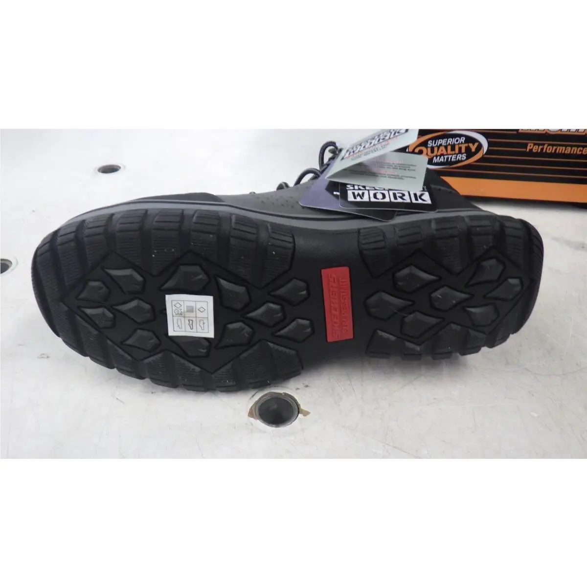 Skechers shoes - FOR WORK 108004/BLK - FOR WORK - Black 1