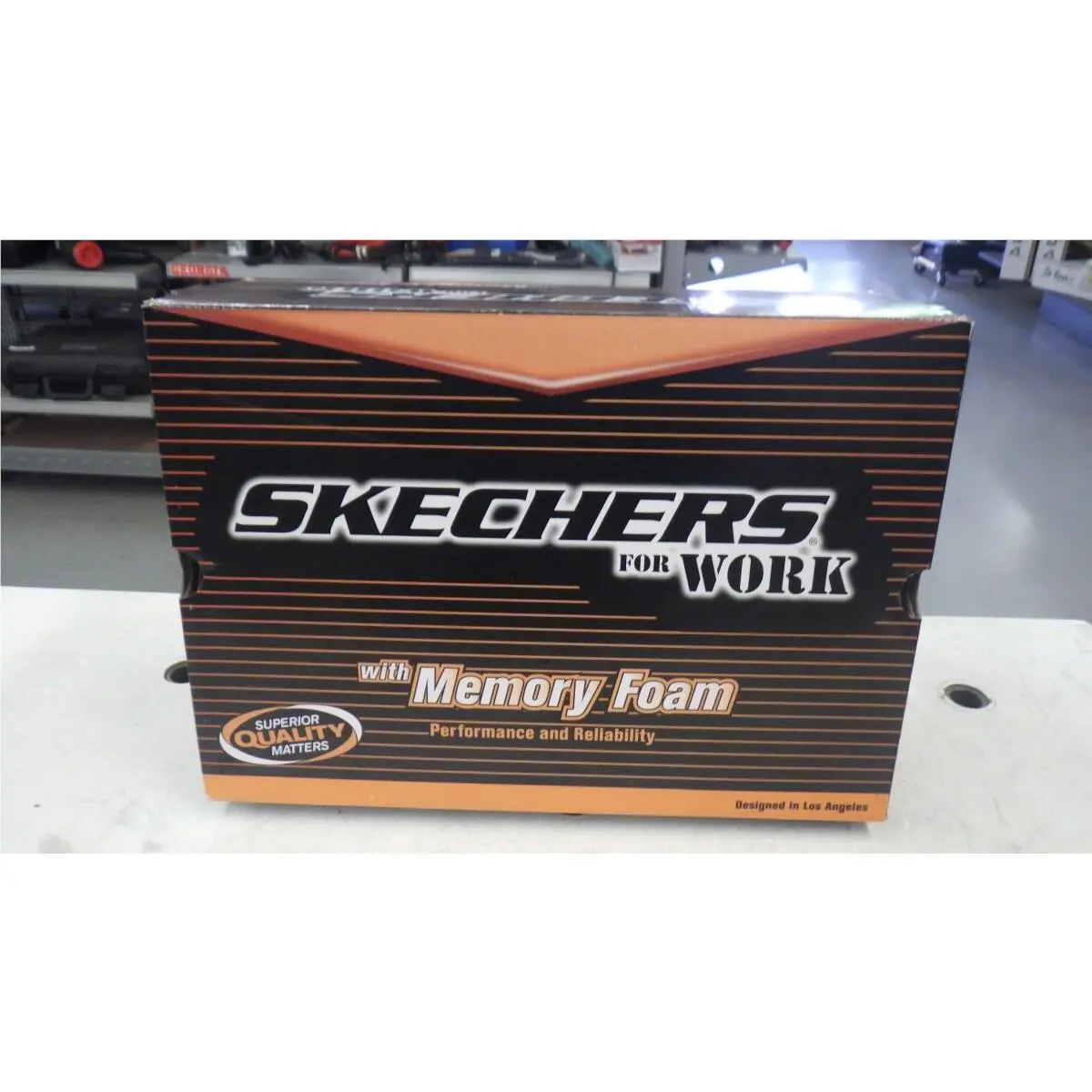 Skechers shoes - FOR WORK 108004/BLK - FOR WORK - Black 4