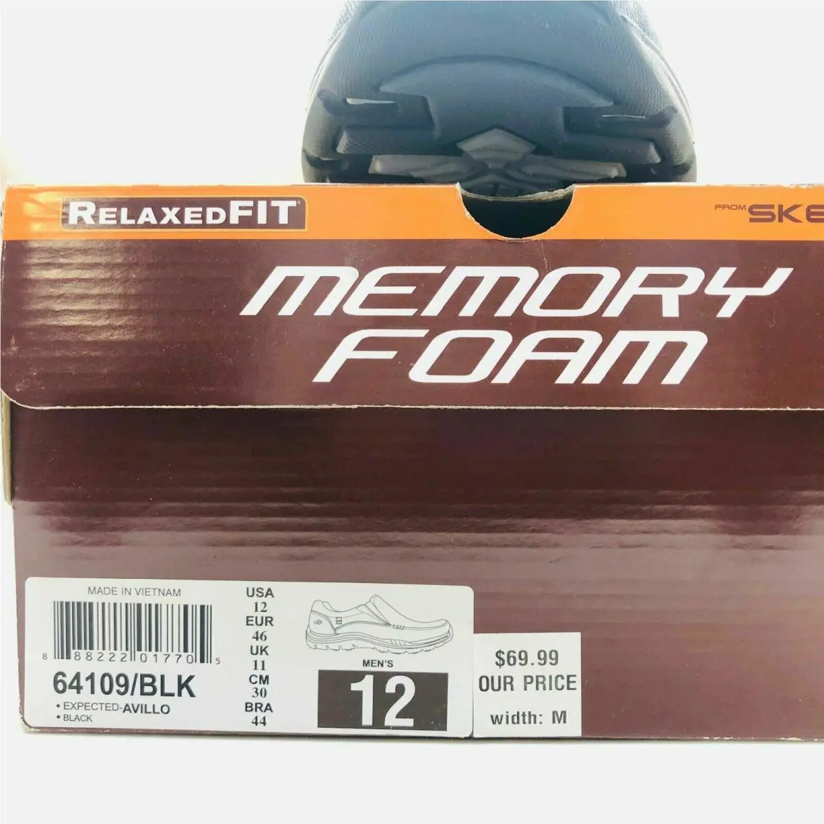 Skechers shoes - Relaxed Memory Foam - Relaxed Memory Foam - Black (UPC: 888222017705) 2