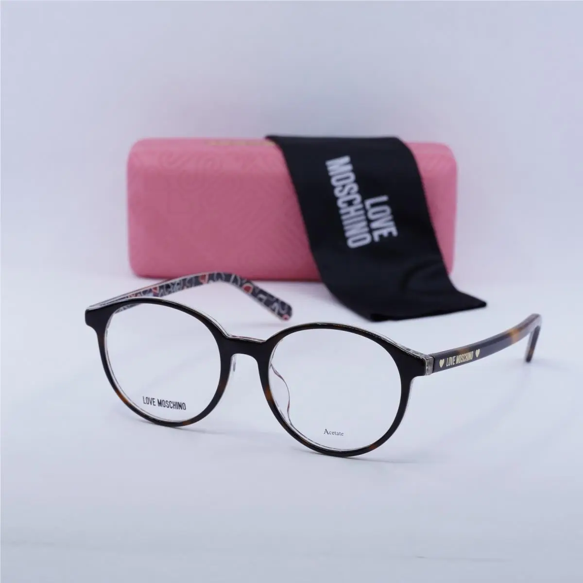 Moschino Love MOL542/F 0VH800 Dark Havana 50mm Eyeglasses