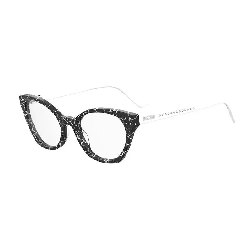 Moschino MOS582 0W2M 00 Black Marble 51mm Eyeglasses