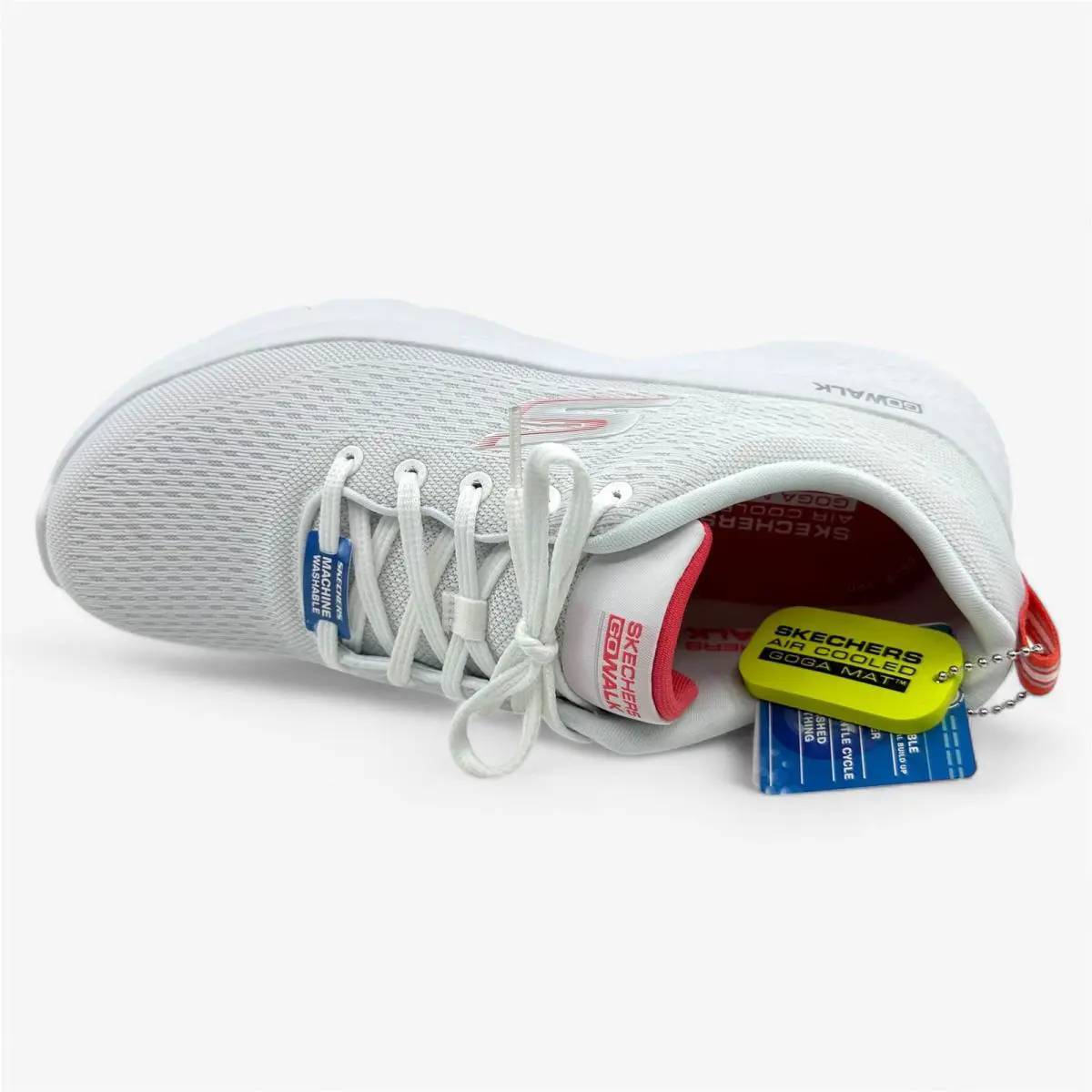 Skechers shoes - 124830 WCRL - WCRL - 124830 WCRL - White, Manufacturer: White Hot Coral (UPC: 197627488097) 2