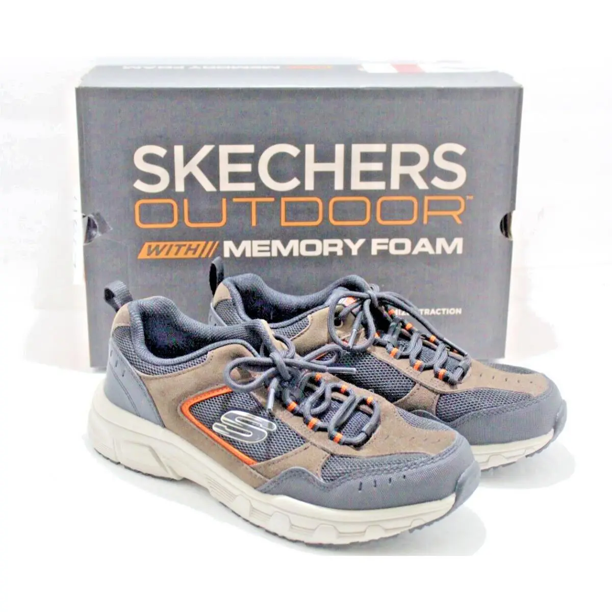 Skechers Outdoor Sneaker Shoe Size 8.5 M Brown Lace up Heavy Duty
