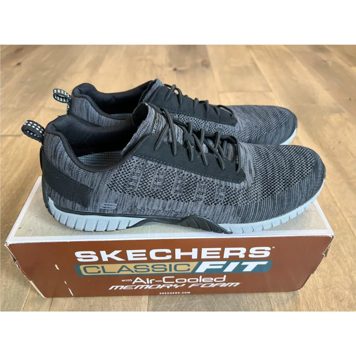 Skechers shoes - Skechers Air Cooled Memory Foam - 65182/BLK - Black 0