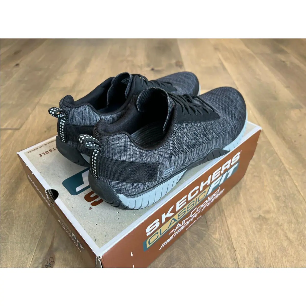 Skechers shoes - Skechers Air Cooled Memory Foam - 65182/BLK - Black 1