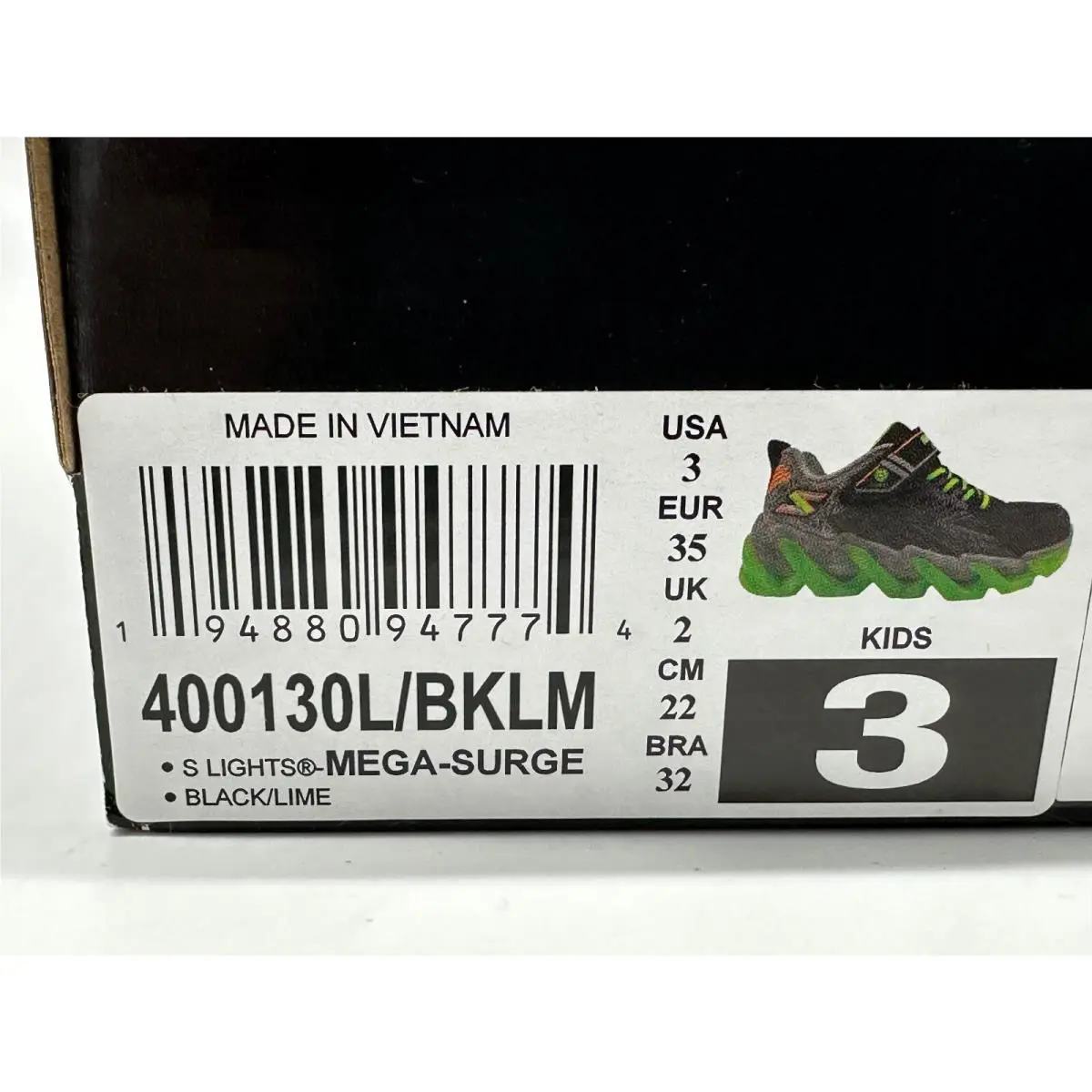 Skechers shoes - Skechers Light - Light - Black / Lime (UPC: 194880947774) 5