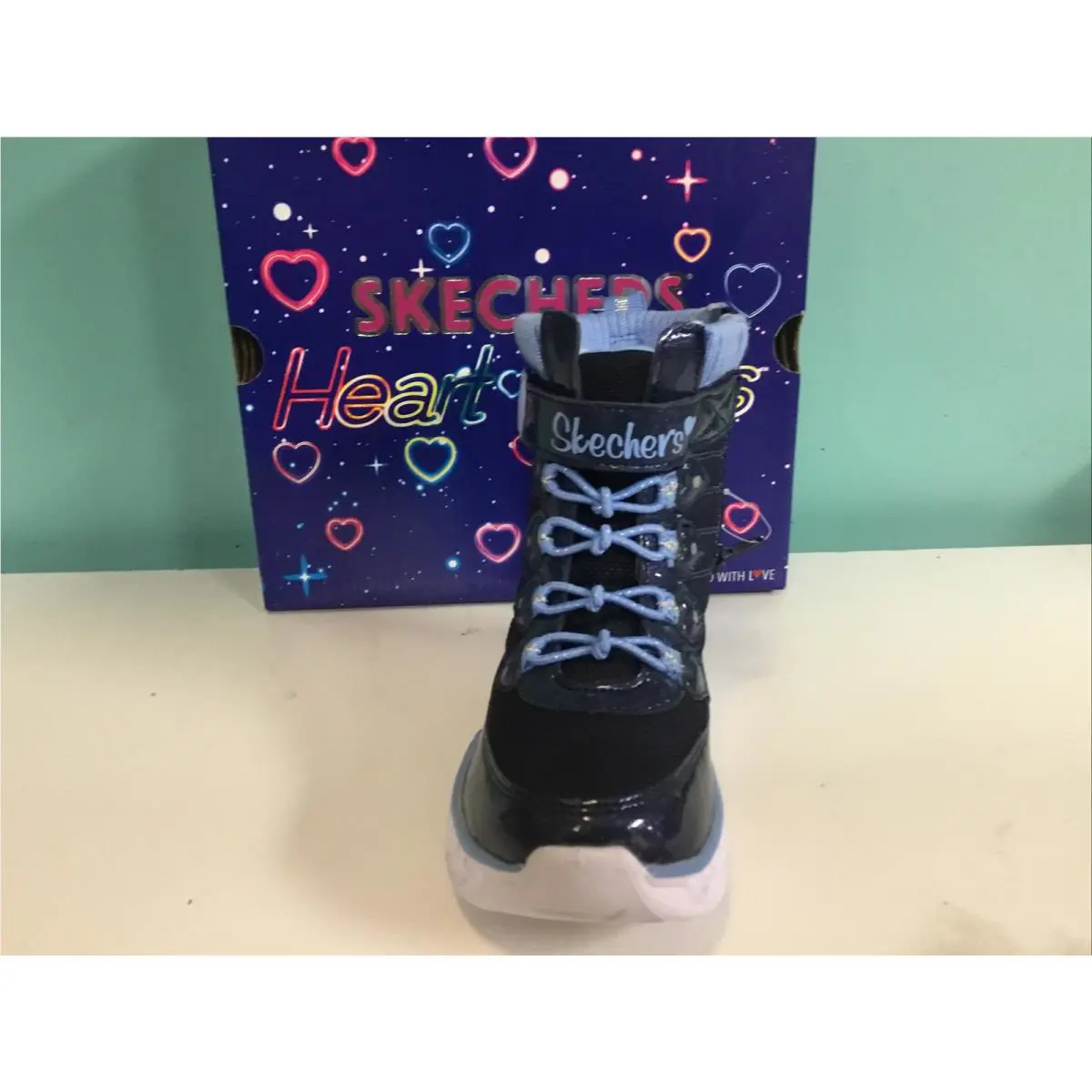 Skechers shoes - Skechers Heart Lights 20287 - Heart Lights - Blue 3