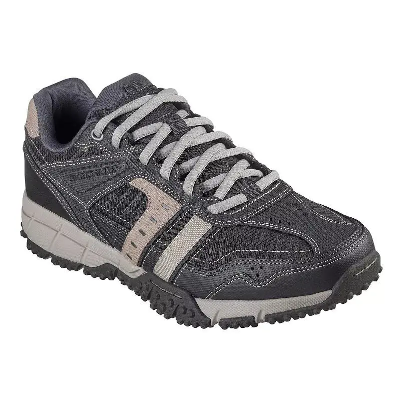 Skechers Urban Trax Men`s Shoes Size 7.5 Stone Olive - Black