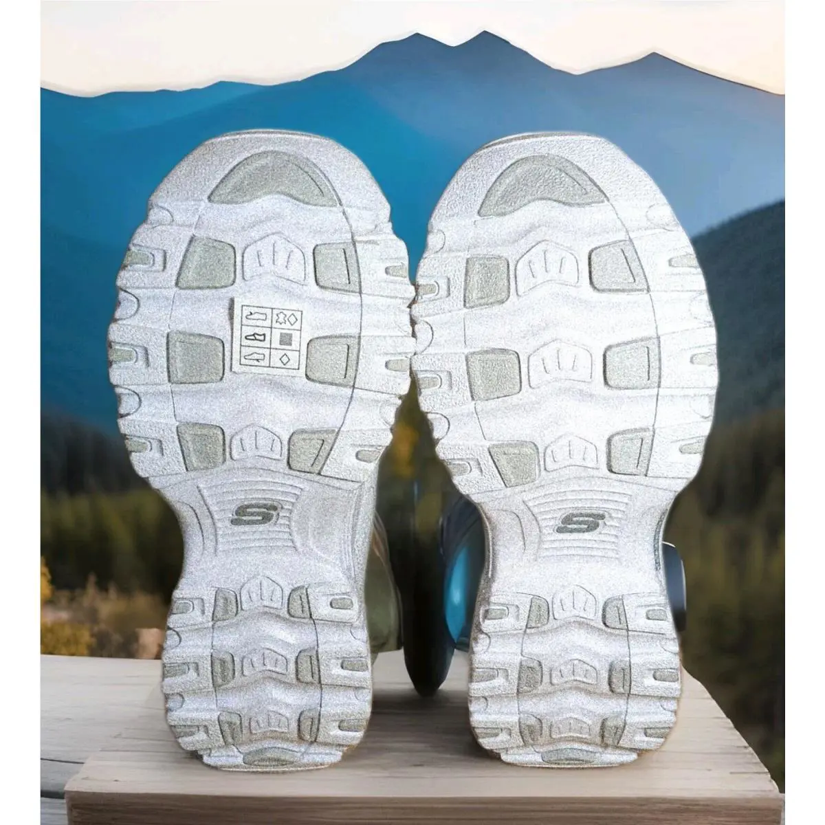 Skechers shoes - SKECHERS D`Lites - 11933 - White+Silver (UPC: 889110355145) 3