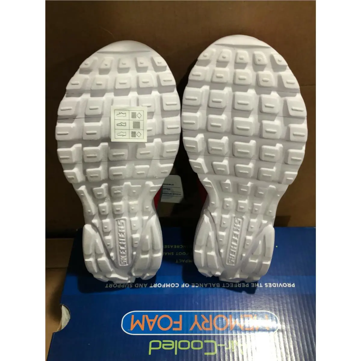Skechers shoes - SKETCHERS AIR-COOLED MEMORY FOAM - SKETCHERS MEMORY FOAM - 403780L/RDCC - Red (UPC: 195204078792) 7