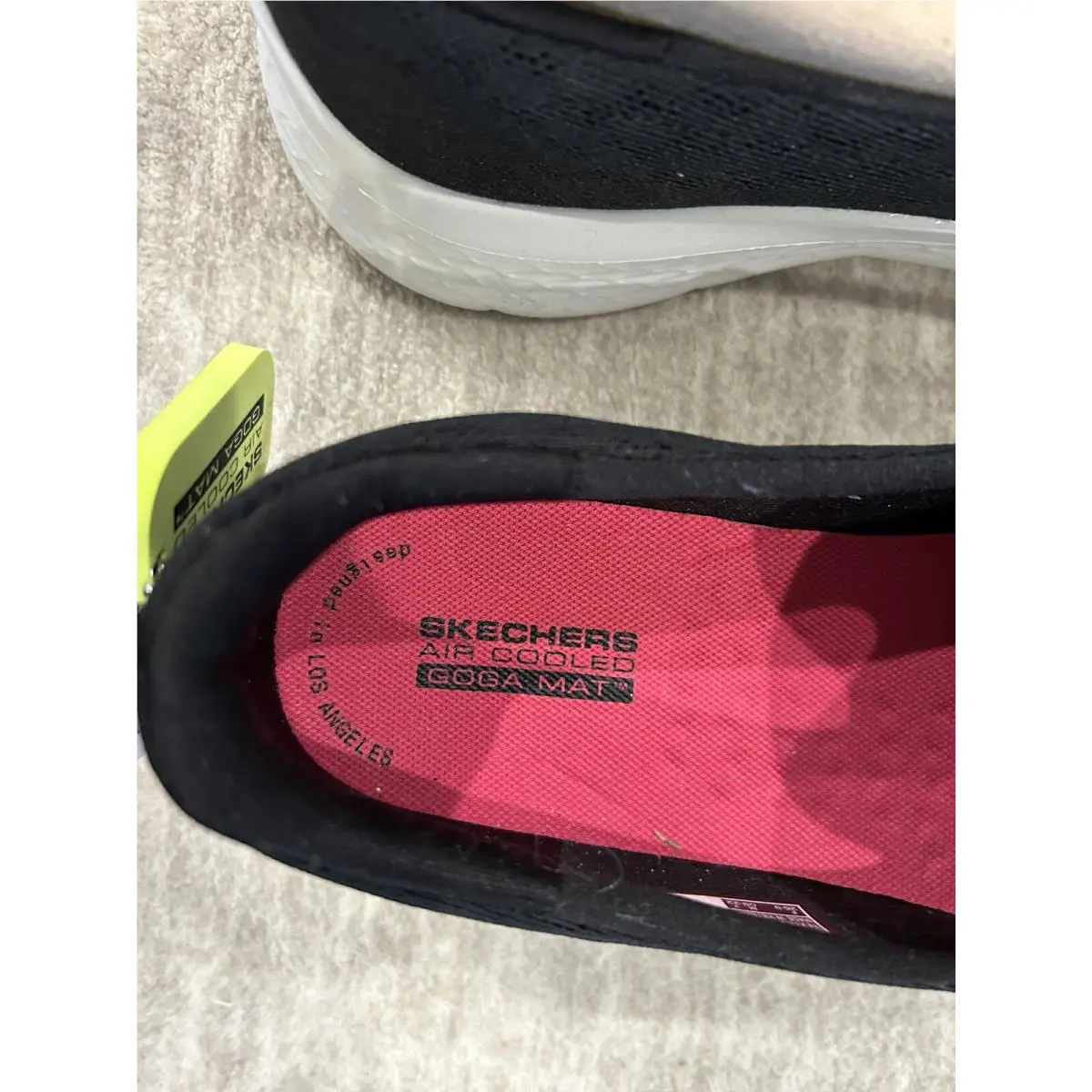 Skechers shoes - Skechers GoWalk Flex-Ocean Wind - GoWalk Wind - Black & White bottoms 14