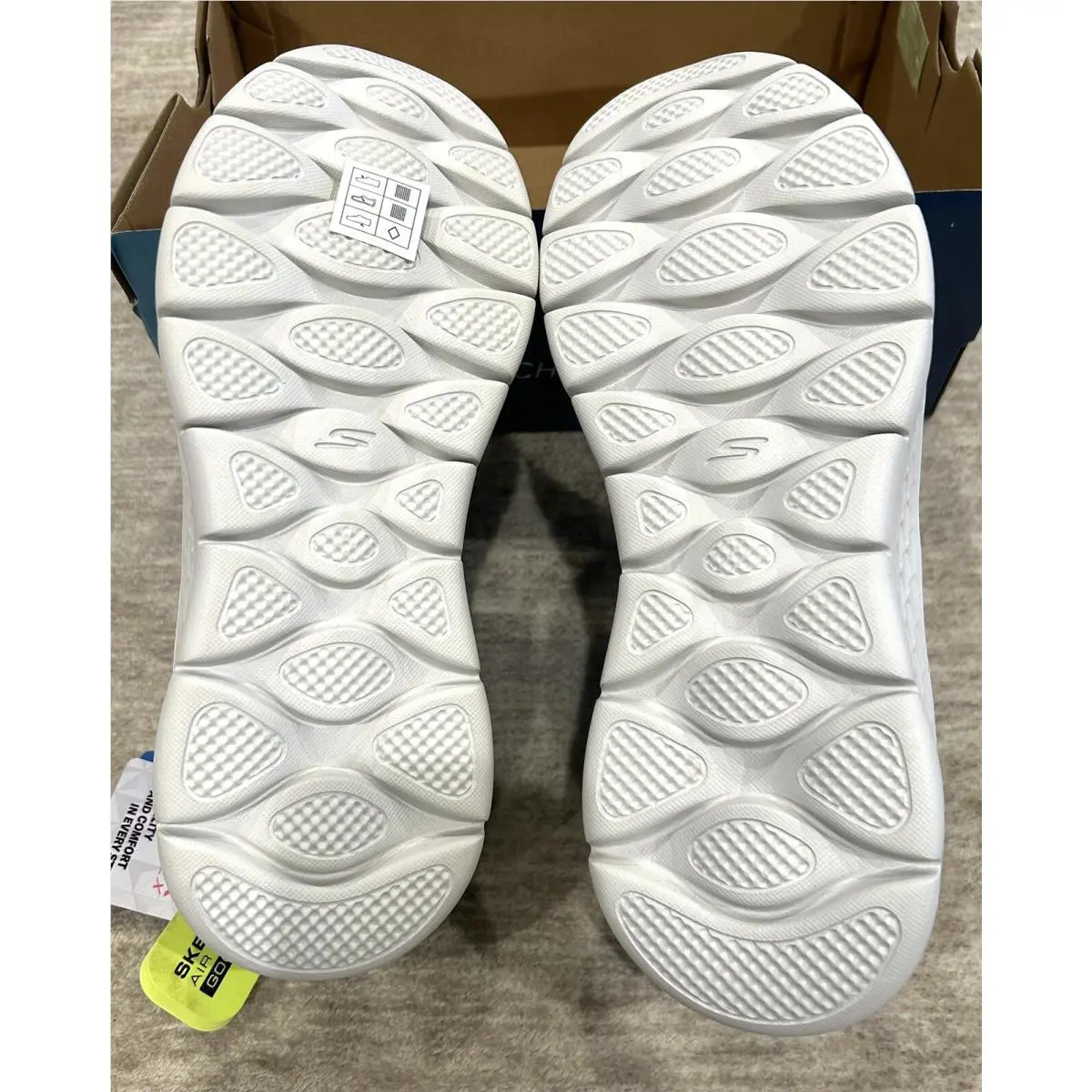 Skechers shoes - Skechers GoWalk Flex-Ocean Wind - GoWalk Wind - Black & White bottoms 11