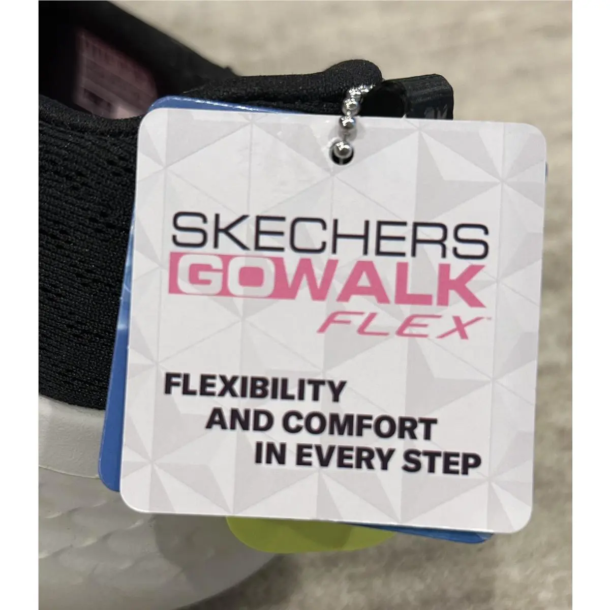 Skechers shoes - Skechers GoWalk Flex-Ocean Wind - GoWalk Wind - Black & White bottoms 16