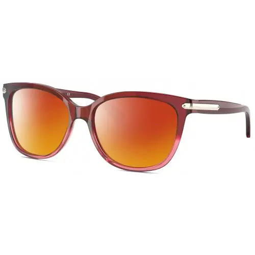 HC8132 Womens Cat Eye Polarized Sunglasses Glitter Pink Crystal 57mm 4 Opt Red Mirror Polar by Coach