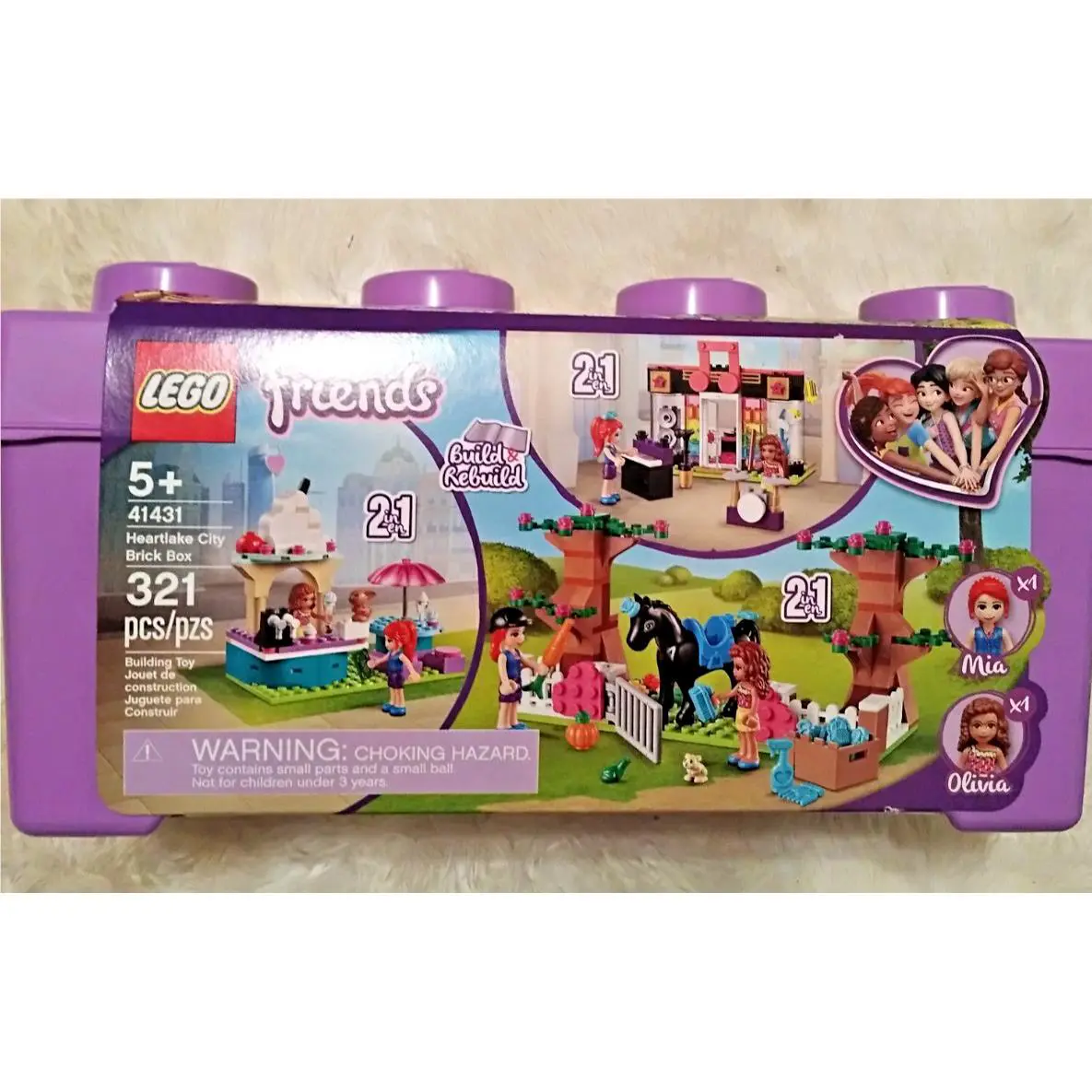 Lego Friends Set 41431 Heartlake City Brick Box 2 in 1 Retried