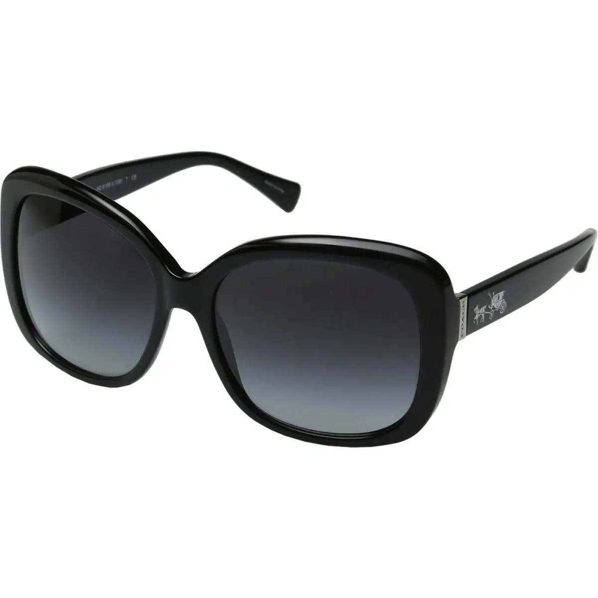 Coach 0HC8158 Black/light Grey Gradient Sunglasses