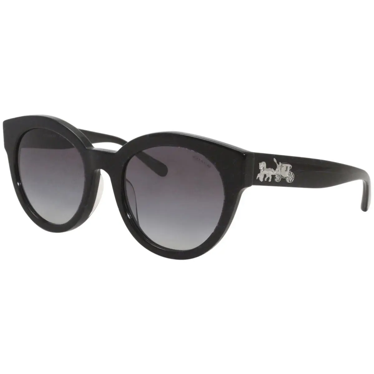 L1084 HC8265 55728G Sunglasses Black-silver Glitter Sig./grey Gradient by Coach