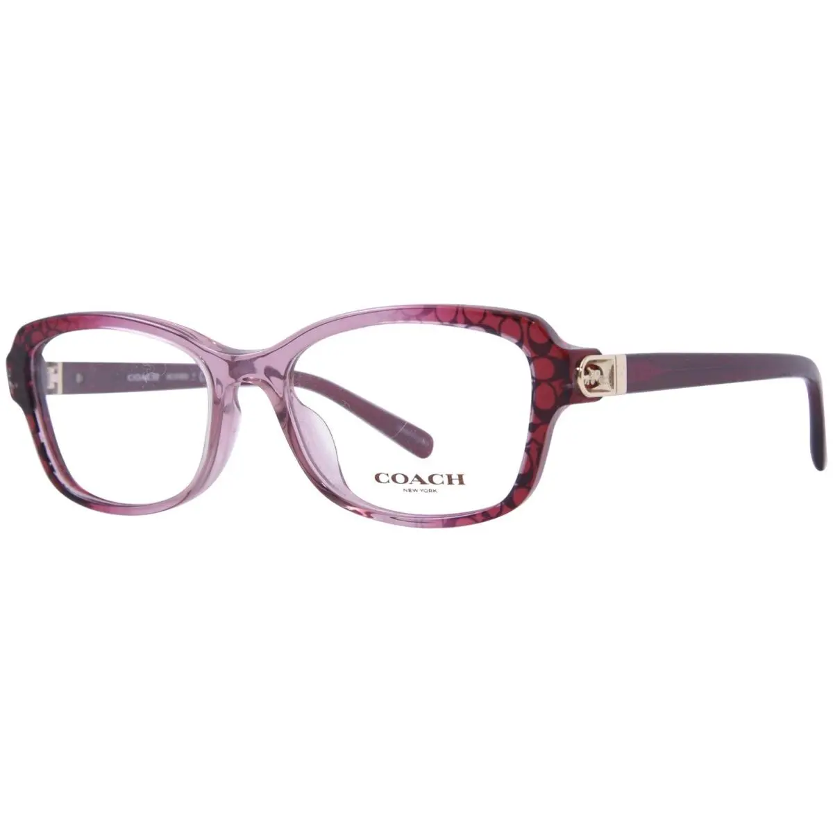 HC6193U 5709 Eyeglasses Red Gradient Signature C Full Rim Cat Eye 53mm by Coach