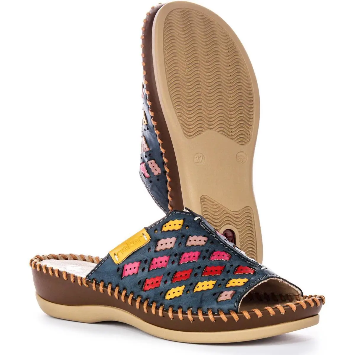Rieker shoes - BLUE MULTI 3