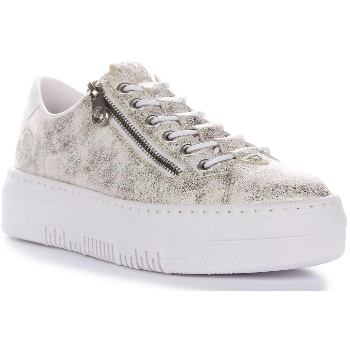 Rieker shoes - WHITE BRONZE 5