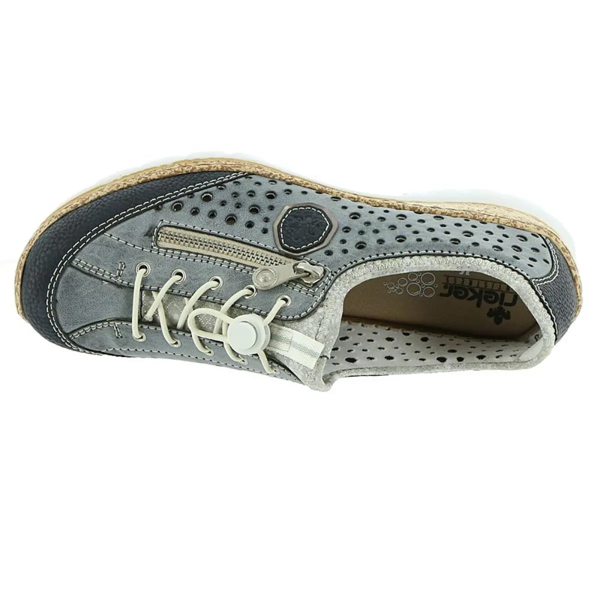 Rieker shoes - Navy/Jeans 4
