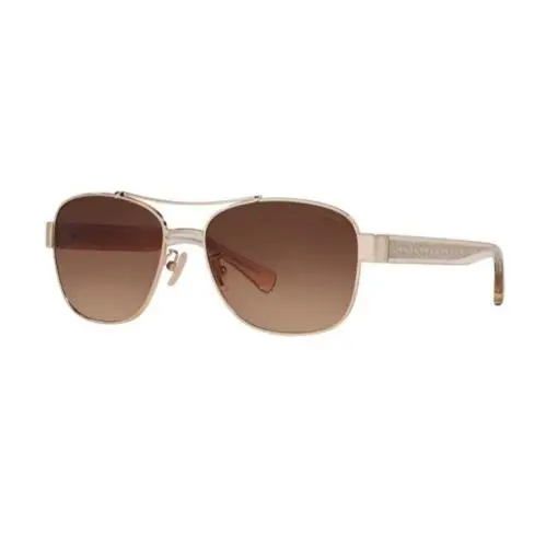 HC7064 926513 56mm Sunglasses Light Gold/brown Gradient by Coach