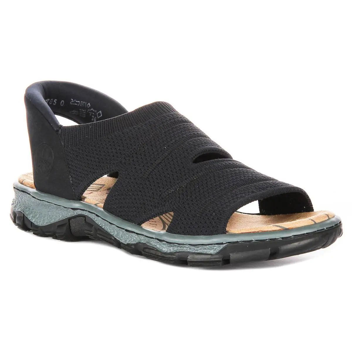 Rieker Antistress Neoprene Summer Womens Sandals In Dark Blue US 6 - 10